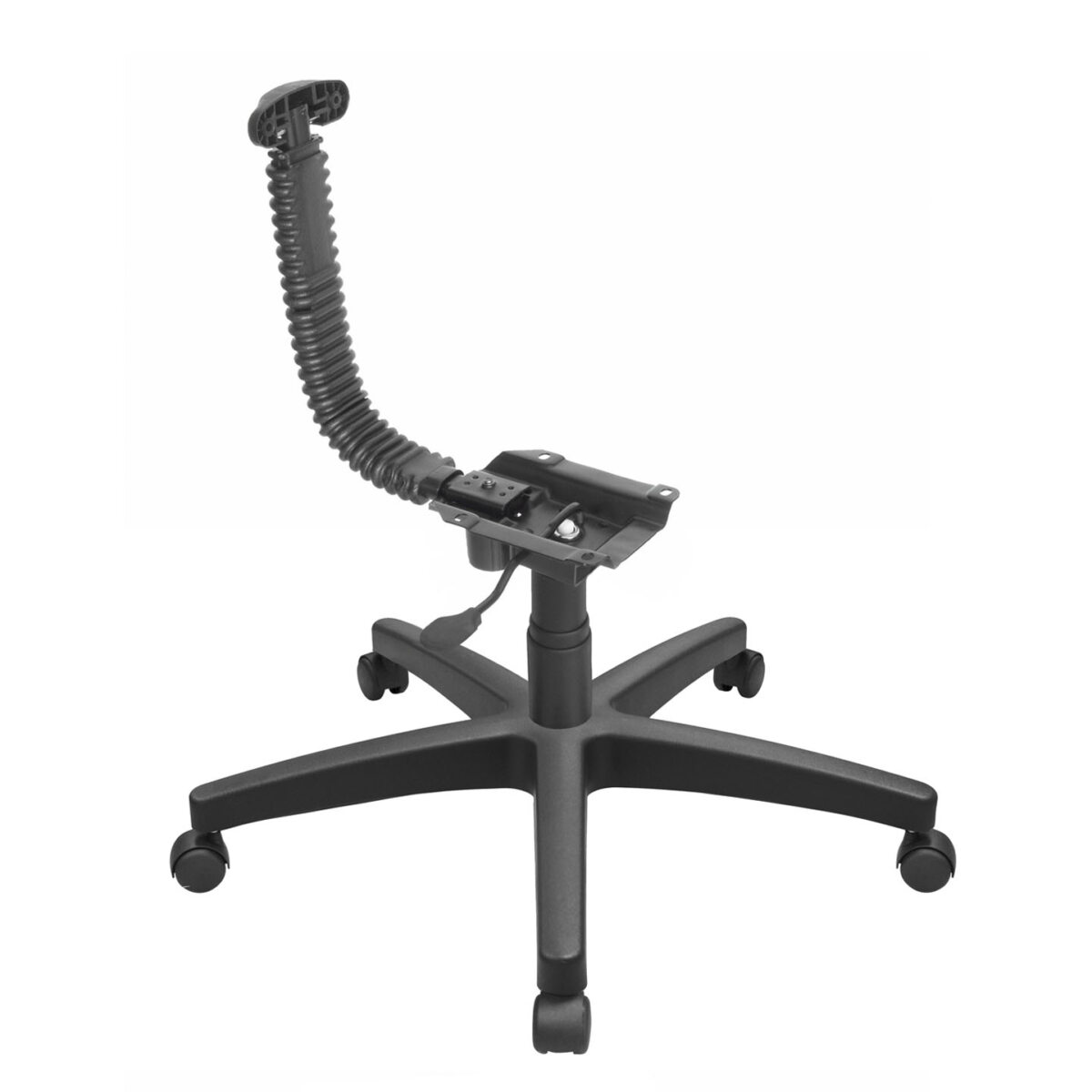 BASE GIRATÓRIO SECRETÁRIA COM ¨L¨ SANFONADO  ( COMPLETA )