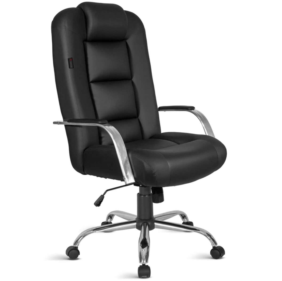 Agata Presidente, com braco aluminio, base cromada relax