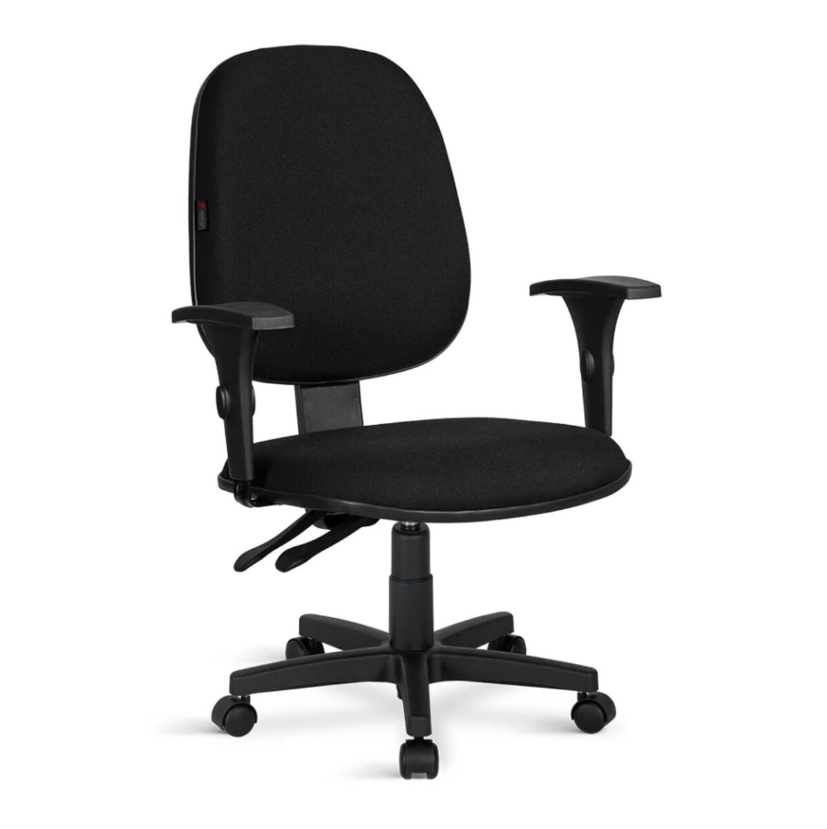 Cadeira Picole lisa, com braços reguláveis, base back system