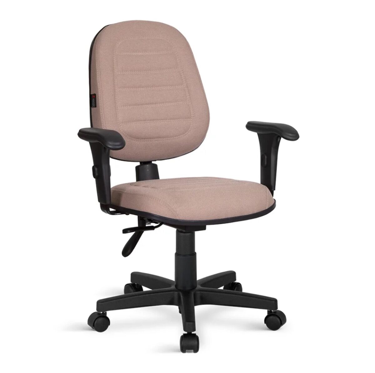 Cadeira Picole gomada, com braços reguláveis, base back system